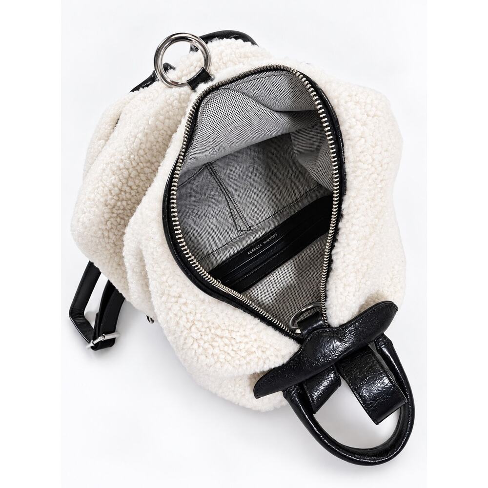 Rebecca Minkoff Shearling & Leather Backpack - Picture 7 of 11